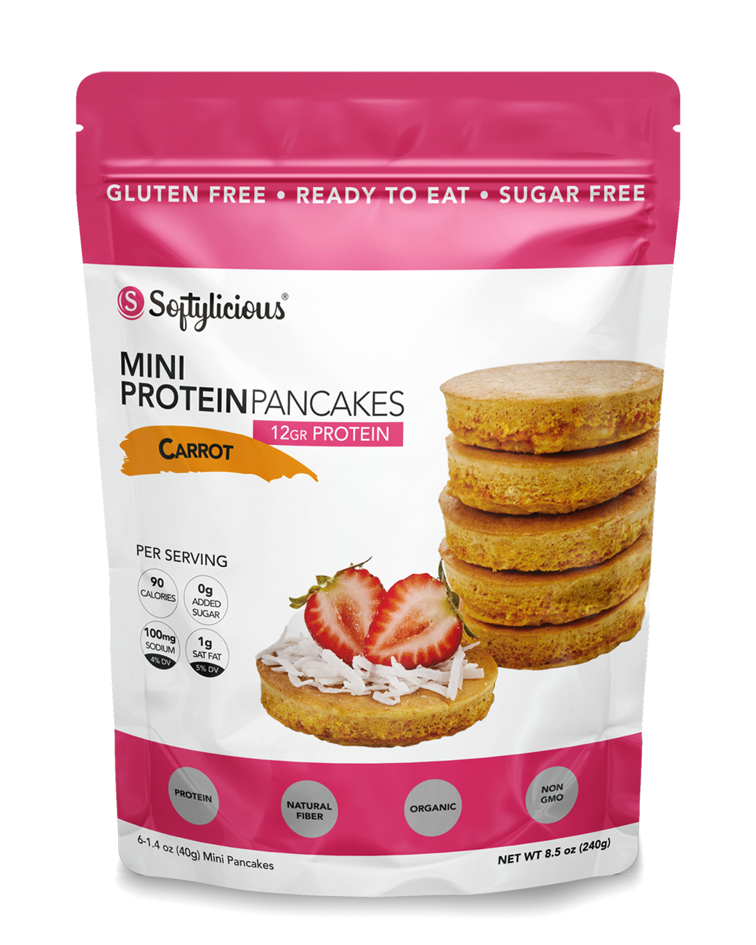 Mini Protein Pancakes Carrot