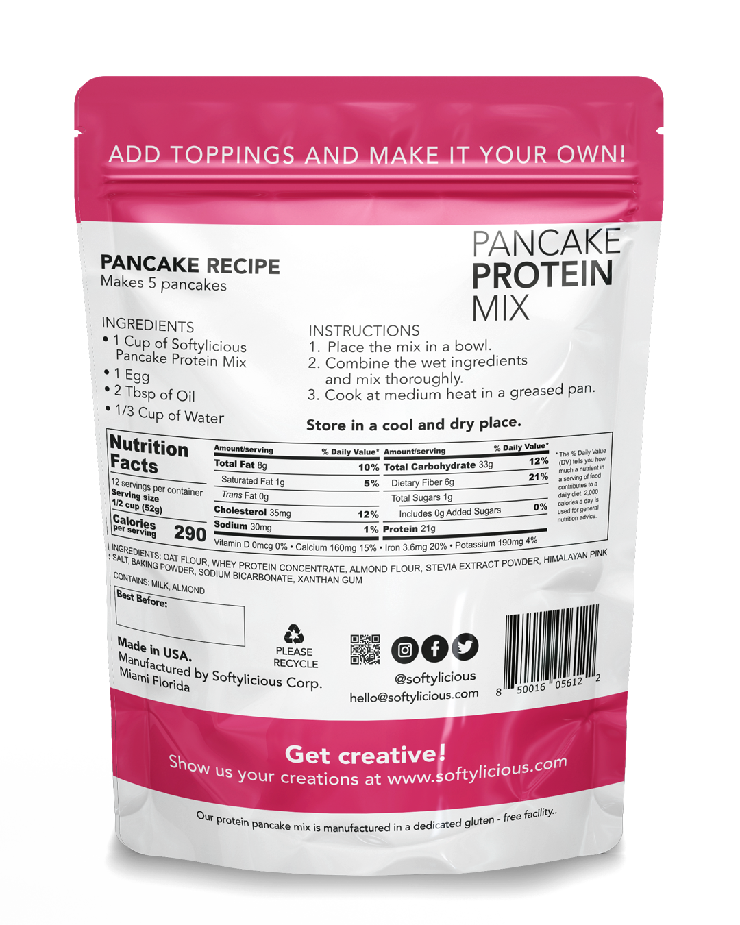 Protein Pancake Mix